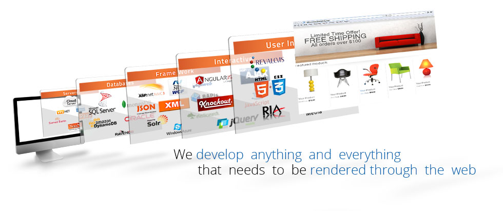 We develop anything and everything that needs to render through the web - Revalsys Technologies