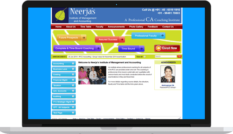 Neerja's Website 