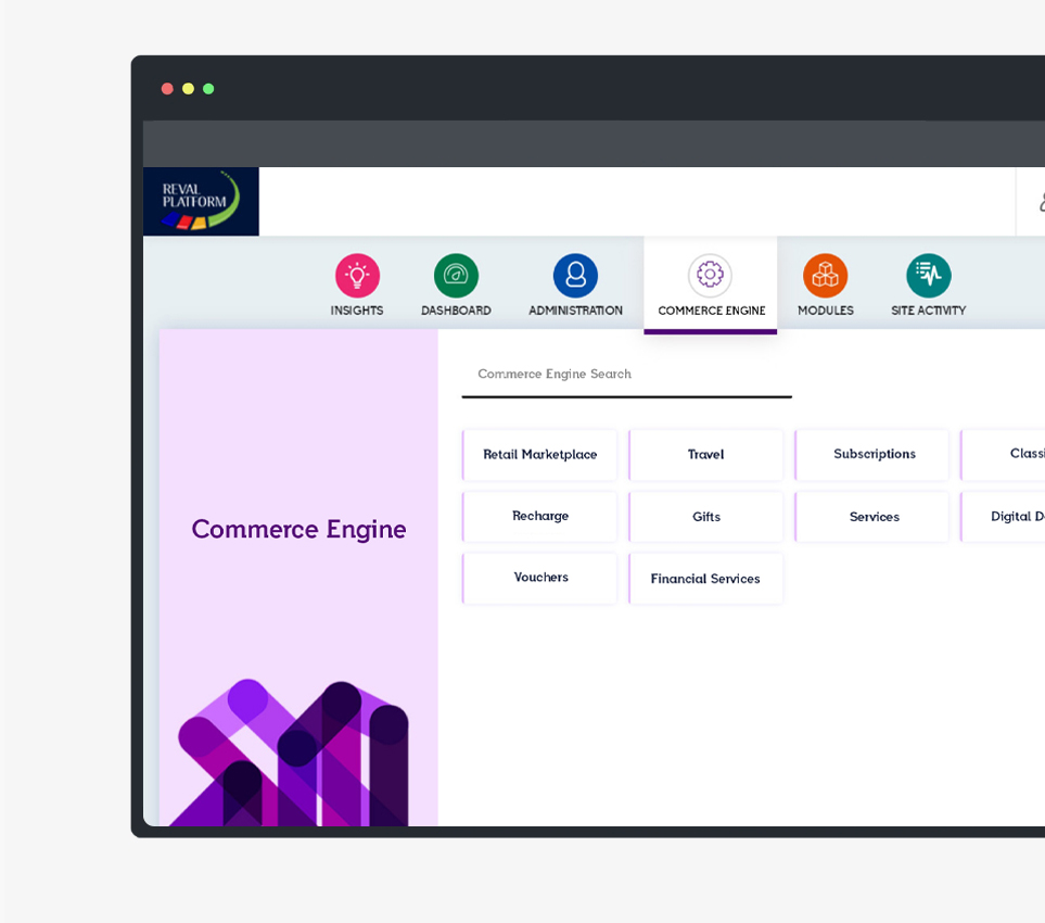 Fully integrated Commerce Engine