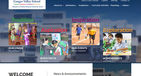Ganges Valley School website goes live