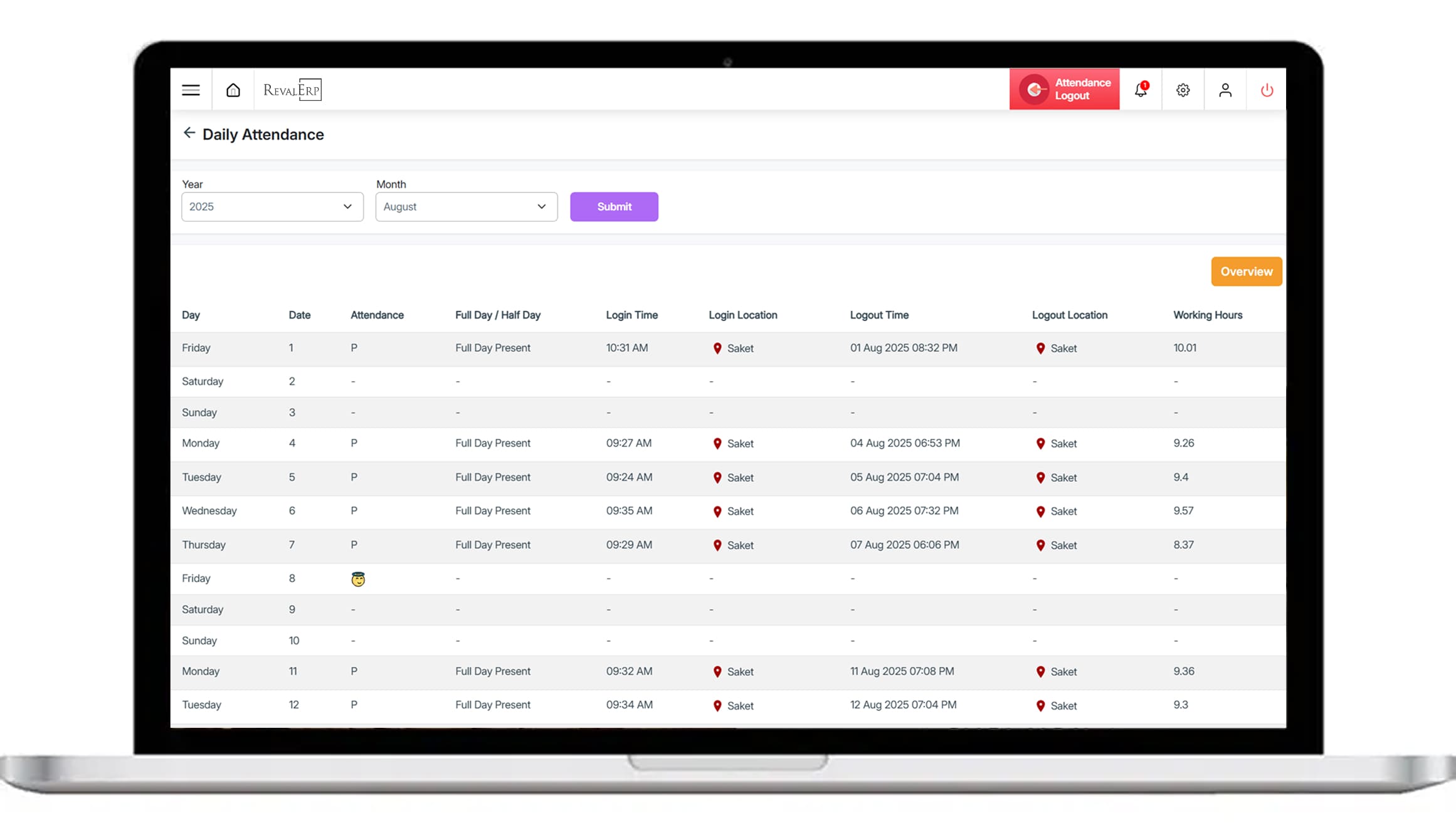 HRMS Implementation for Sangamam Group (KIT & KDMS)