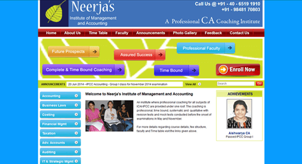 Neerja's Website relaunched with New Design & Features